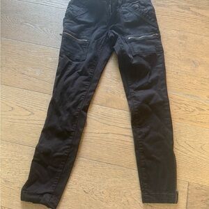 Joie Black Skinny Jeans with Tapered Leg